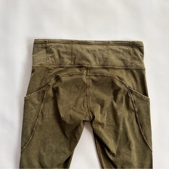 Lululemon Fast and Free High Rise Tight 25" *Ice Dye
Ice Wash Hazel Green 10 - Picture 6 of 8